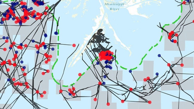 Bp Oil Rigs Map BP Oil Spill | Audubon