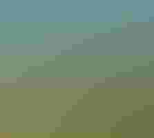 An aerial landscape dotted with small bodies of water.