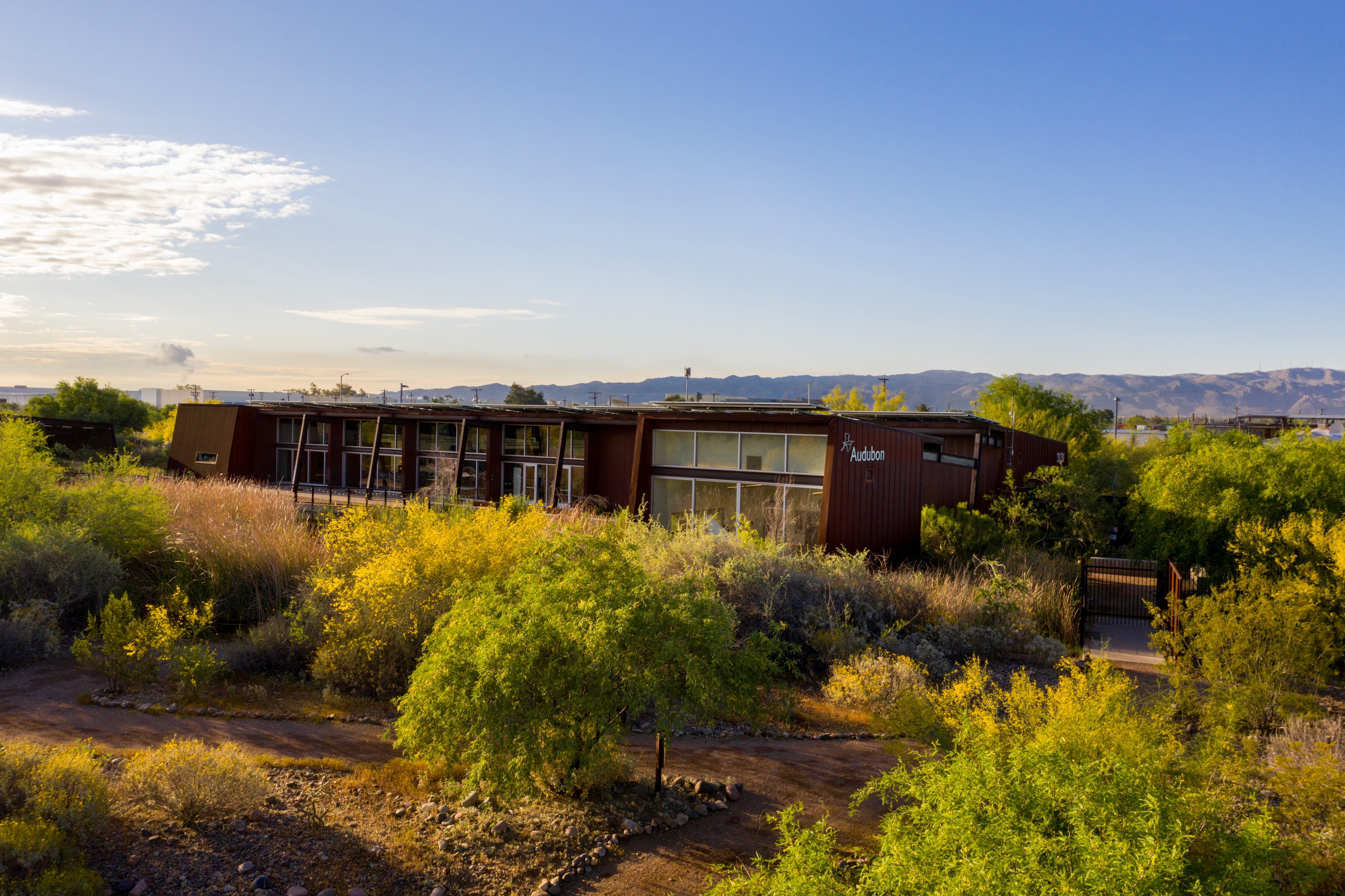 Ariel view of Rio Salado Audubon Center. Photo: Luke Franke/Audubon