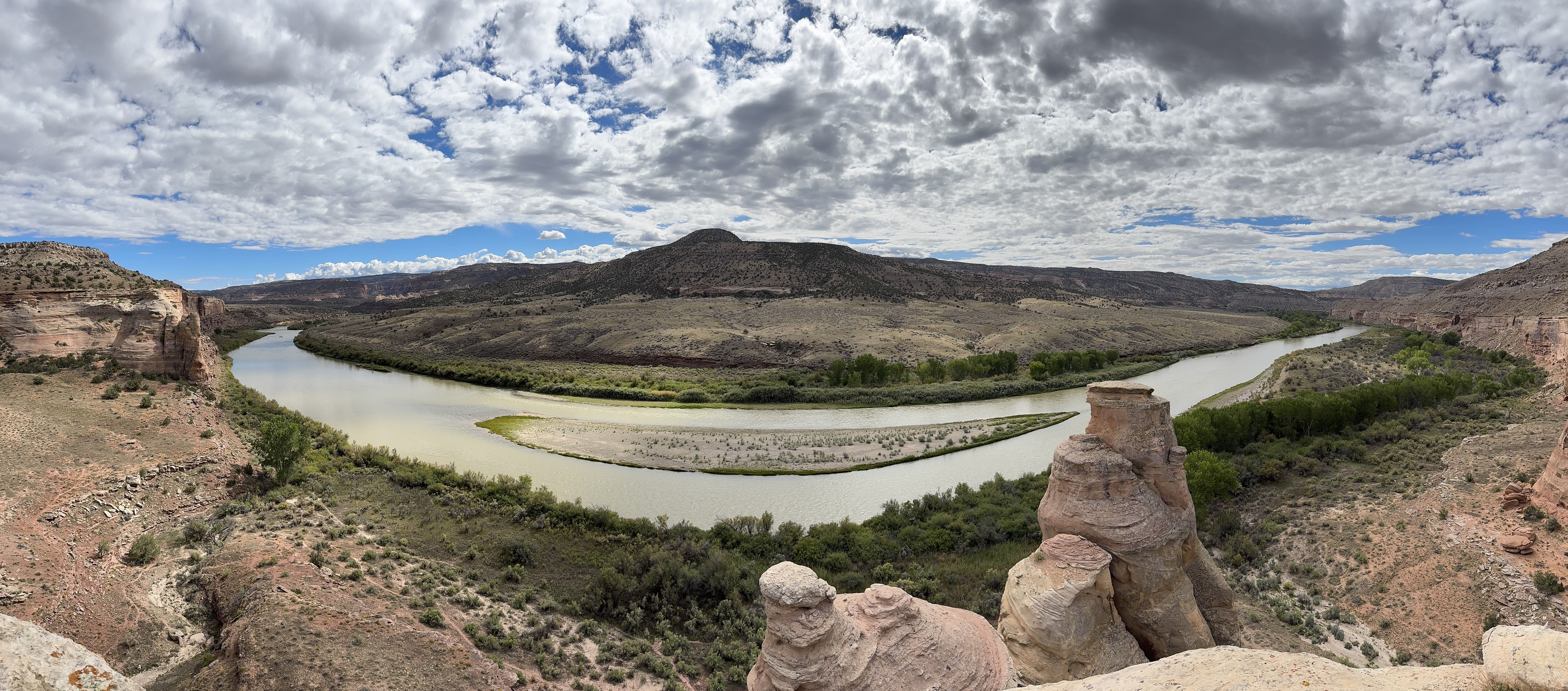 A landscape including the Colorado River.