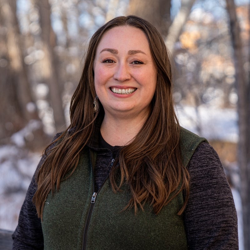 A portrait of Ashley Meadows.