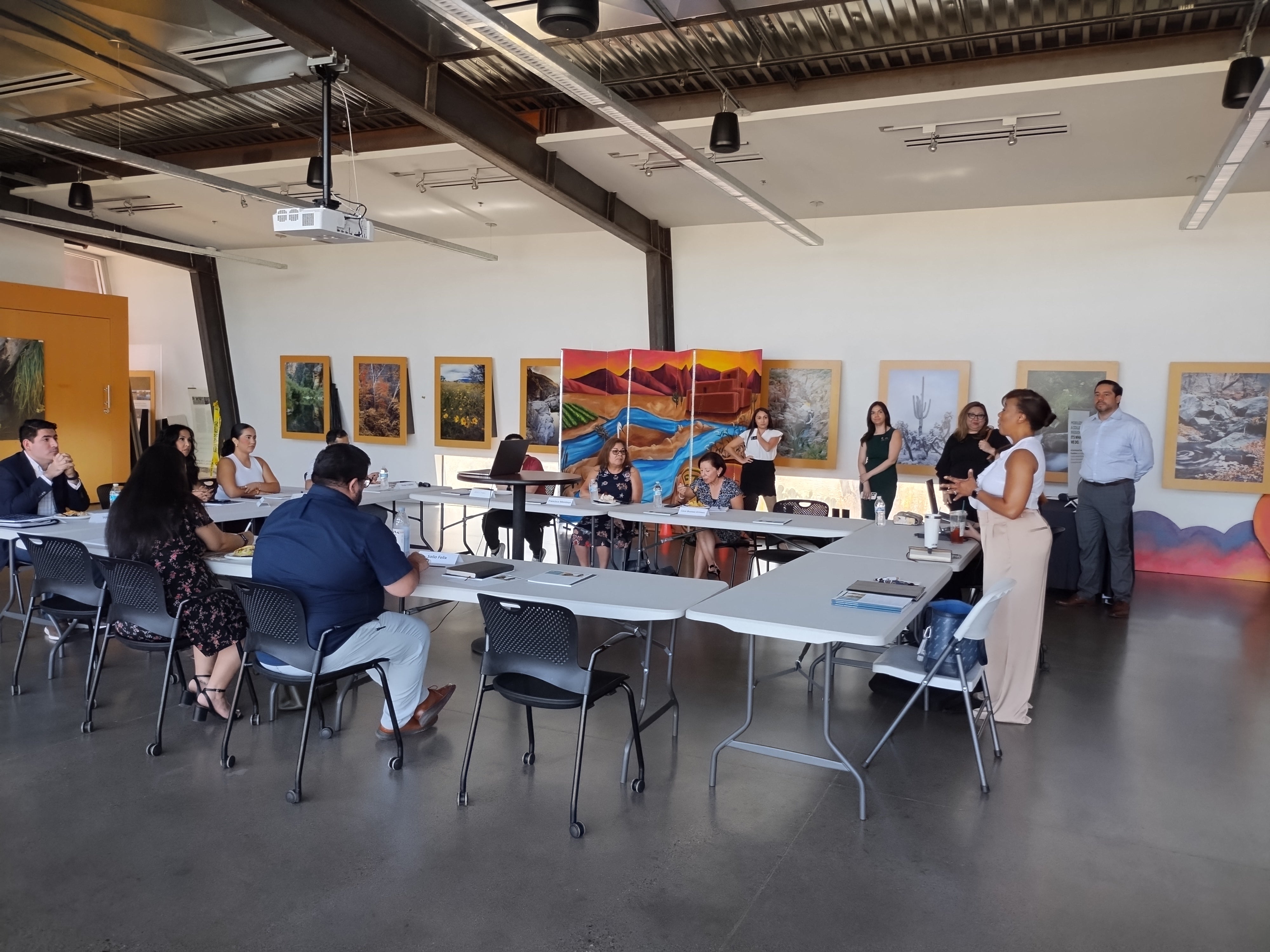 Nature Network Meeting at Rio Salado. Photo: Danny Roper-Jones/ Audubon Southwest