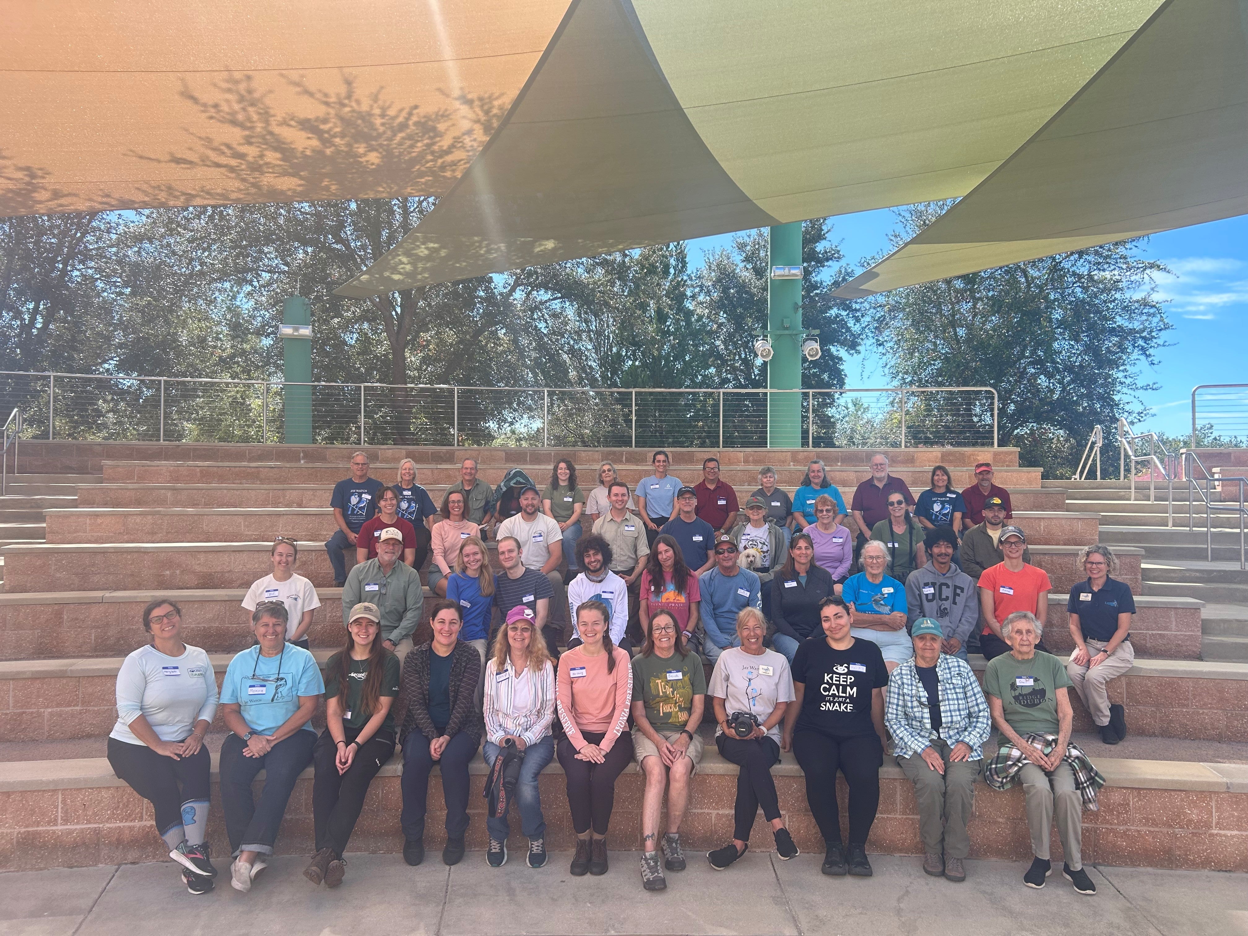 group photo of Jay Watch volunteer group.