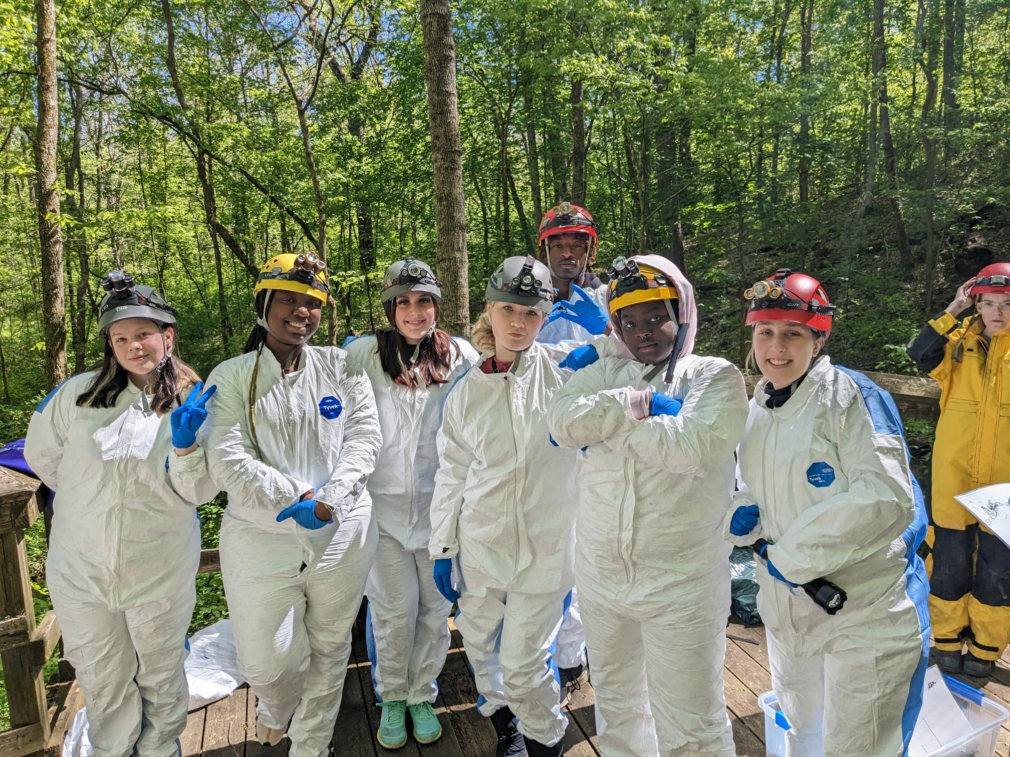 Little Creek Field Bio class