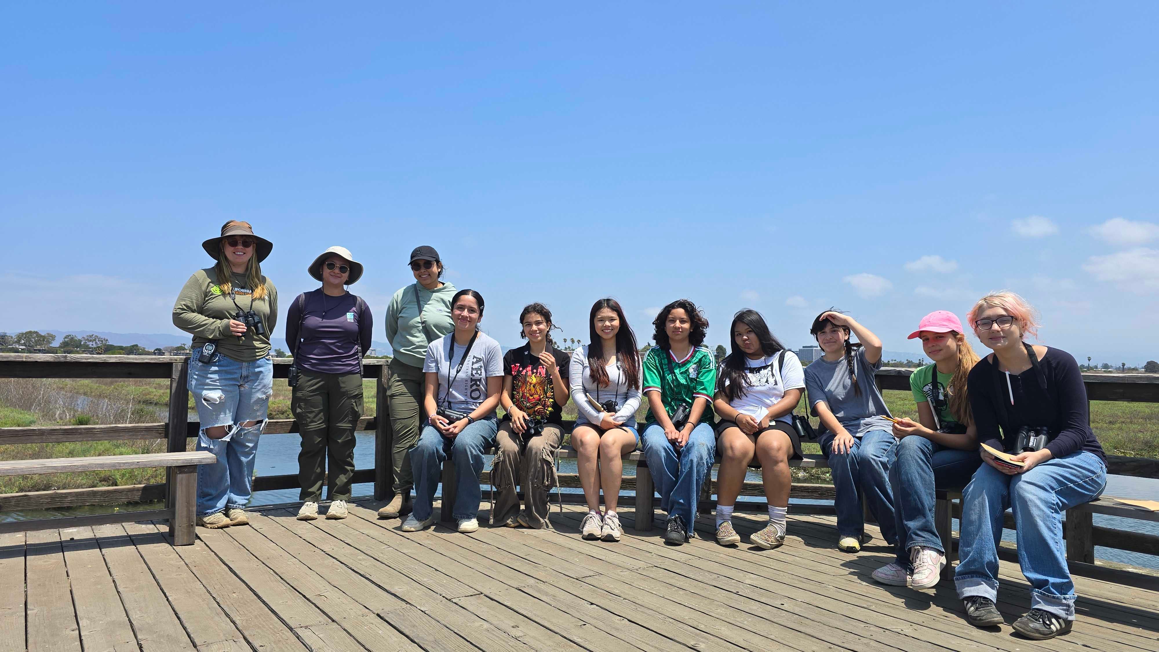 Audubon Youth Leaders at Ballona Wetlands