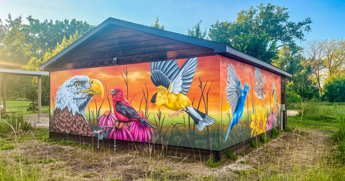 Audubon Mural Project in South Beloit, IL