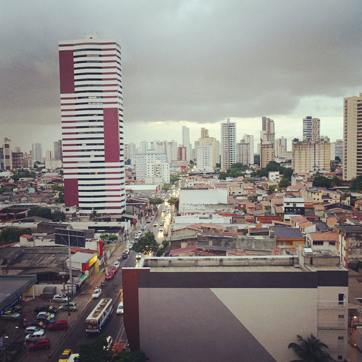 View of Belem from Alex and Nargila's 11th-floor flat. Noah Stricker