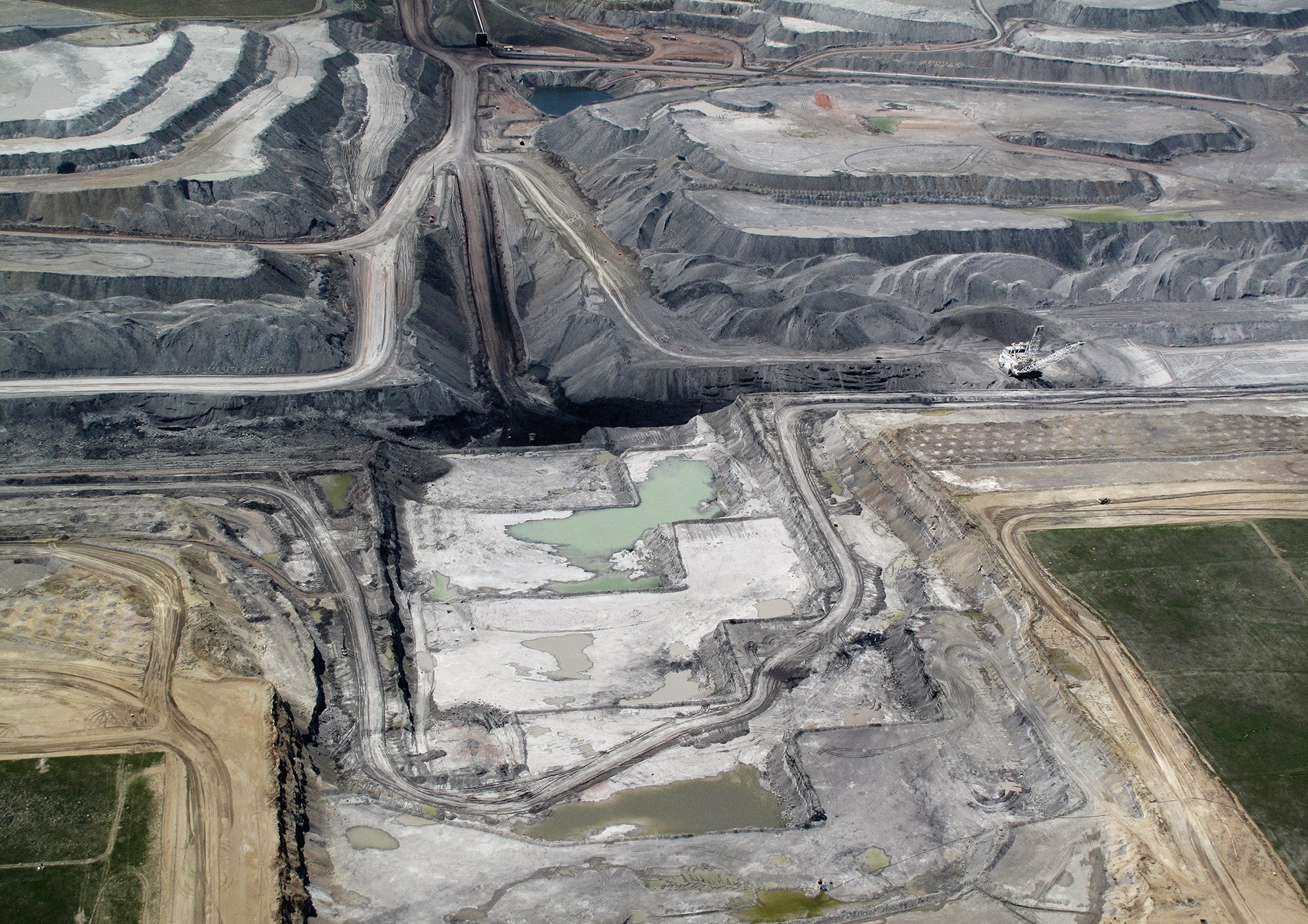 About 40 percent of U.S. coal is mined from public lands, including from the Black Thunder Mine on Thunder Basin National Grassland in Wyoming. Ecoflight