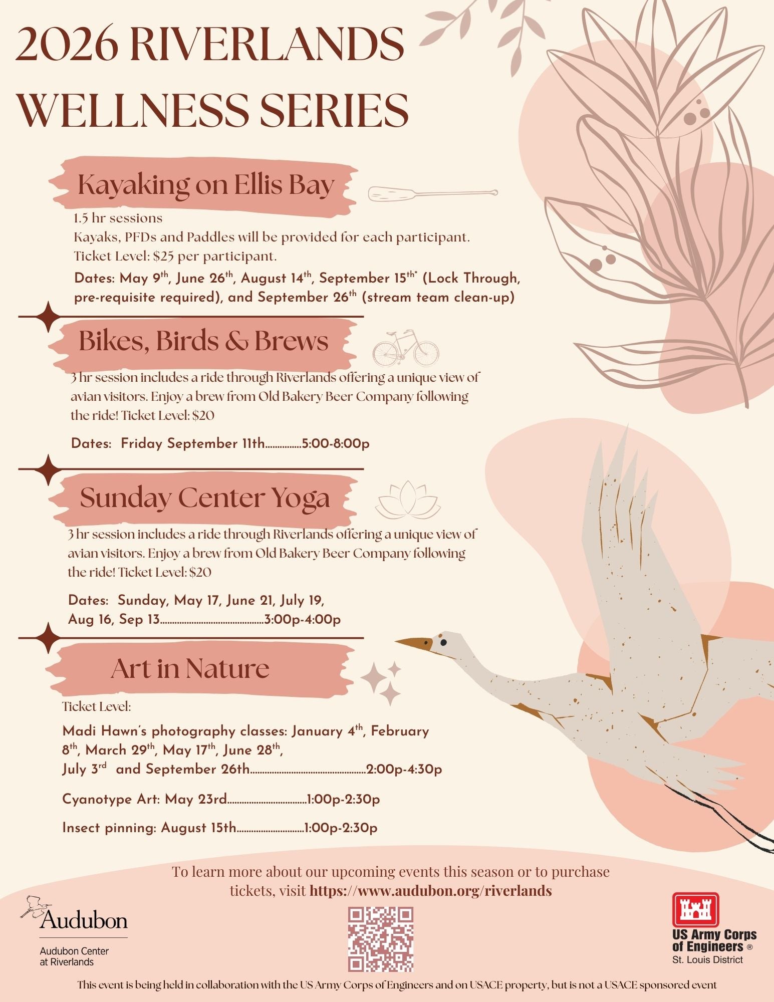 poster with wellness series date and time