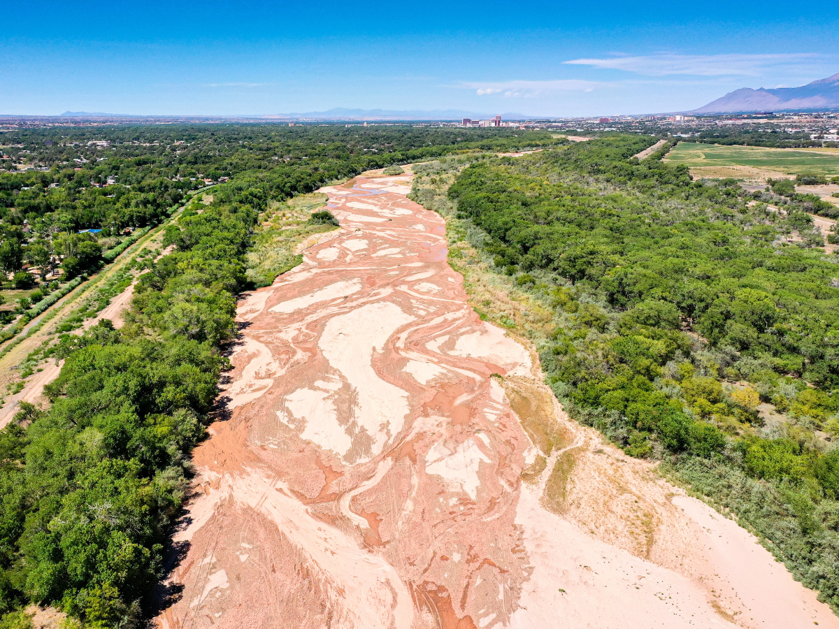 Rio Grande in southern Albuqerque
