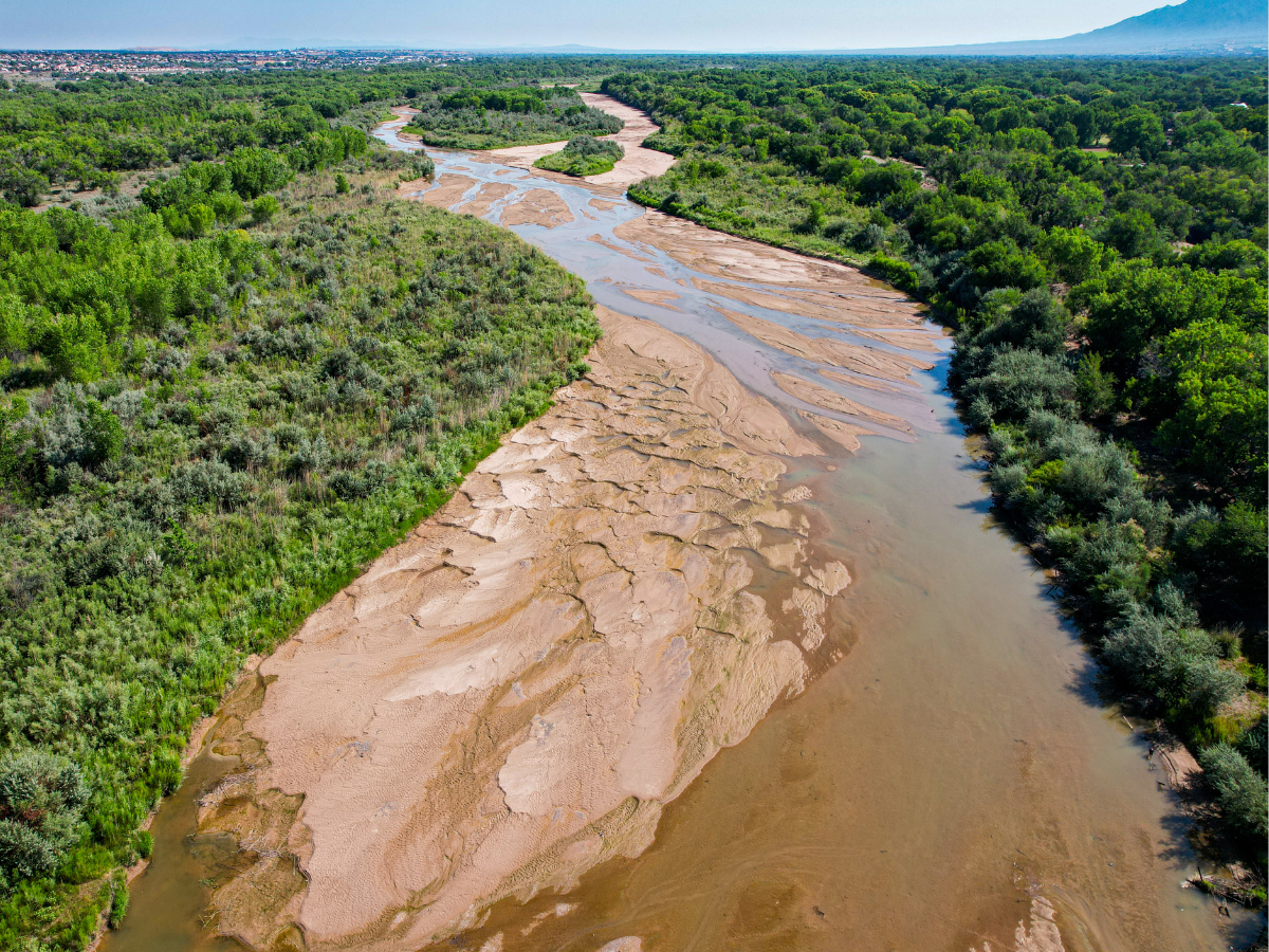 Rio Grande near the Rio Grande Nature Center