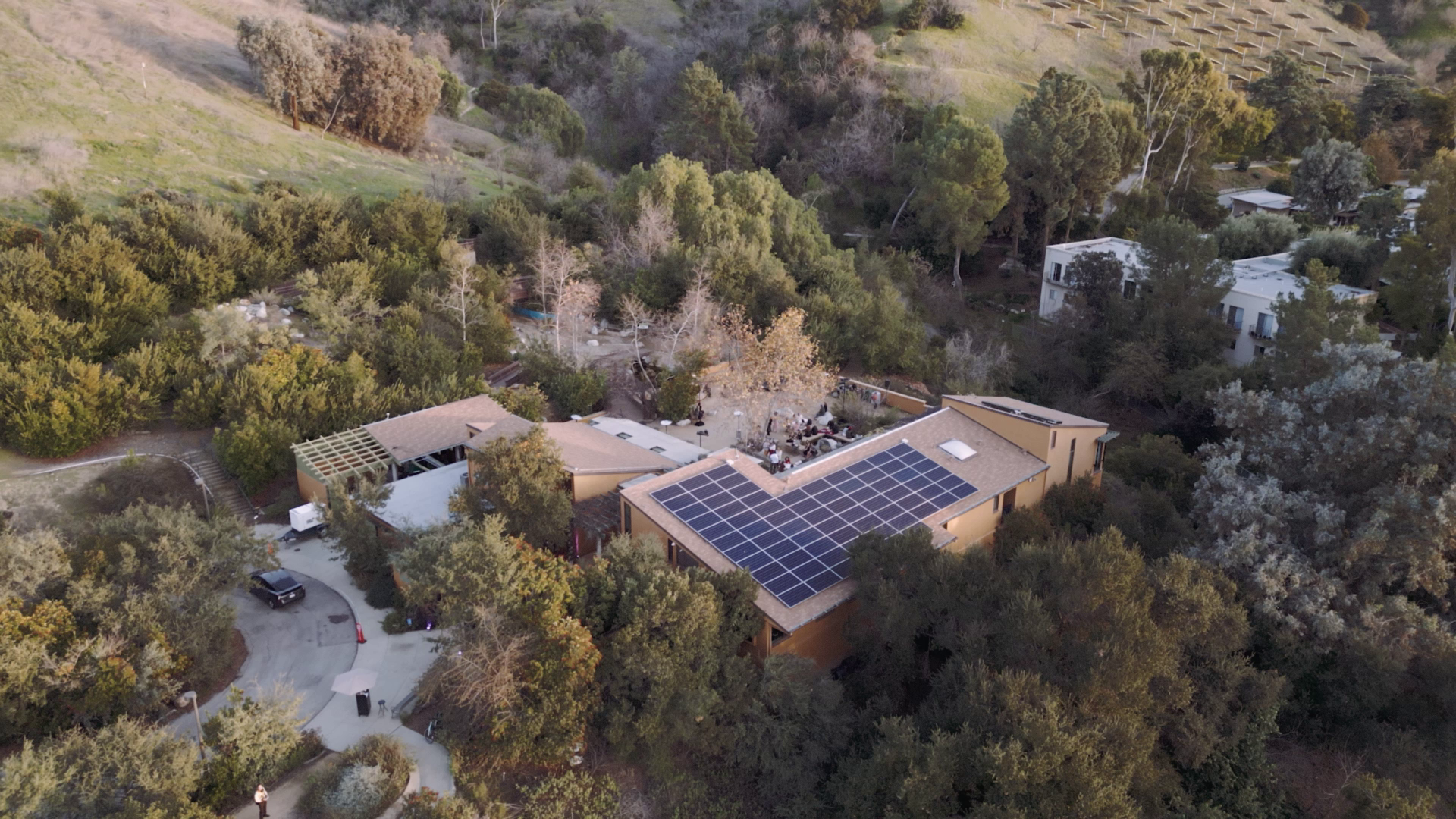Overview look of the APP Center at Debs Park