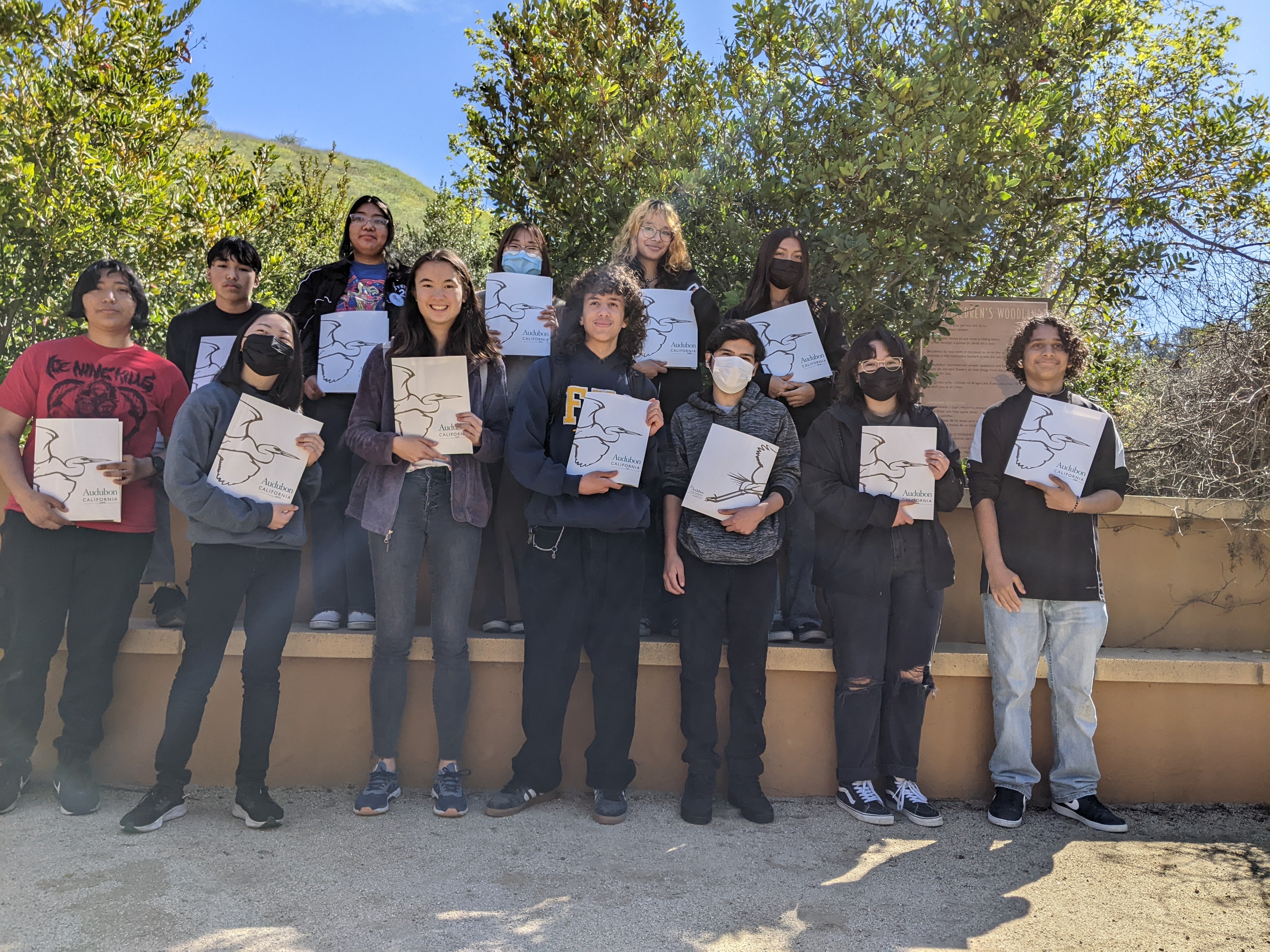 Youth leaders on graduation day