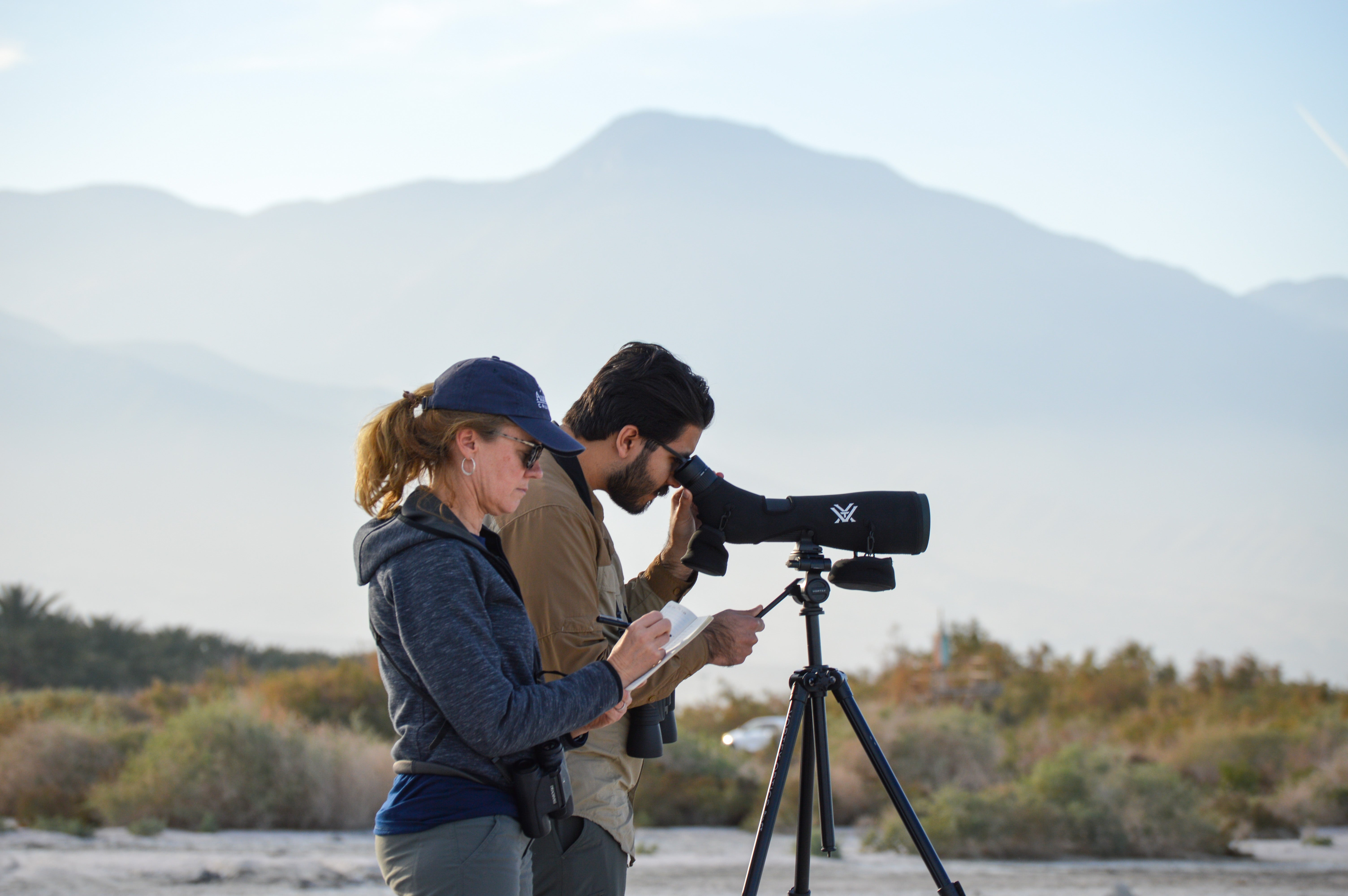 Andrea Jones at the Salton Sea