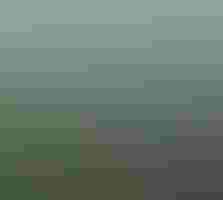 Aerial view of flooded wetland