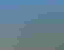 A line of people on a beach.