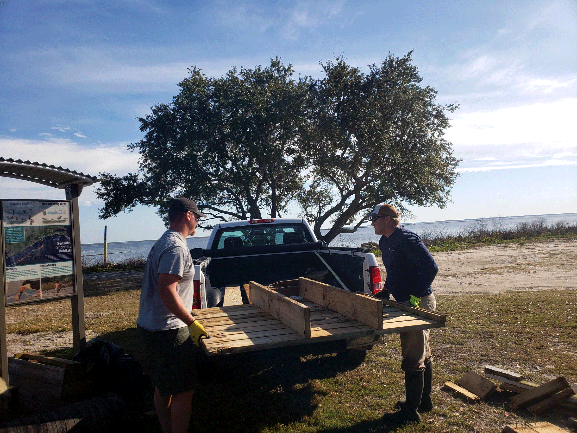 cleanup at Lanark Reef