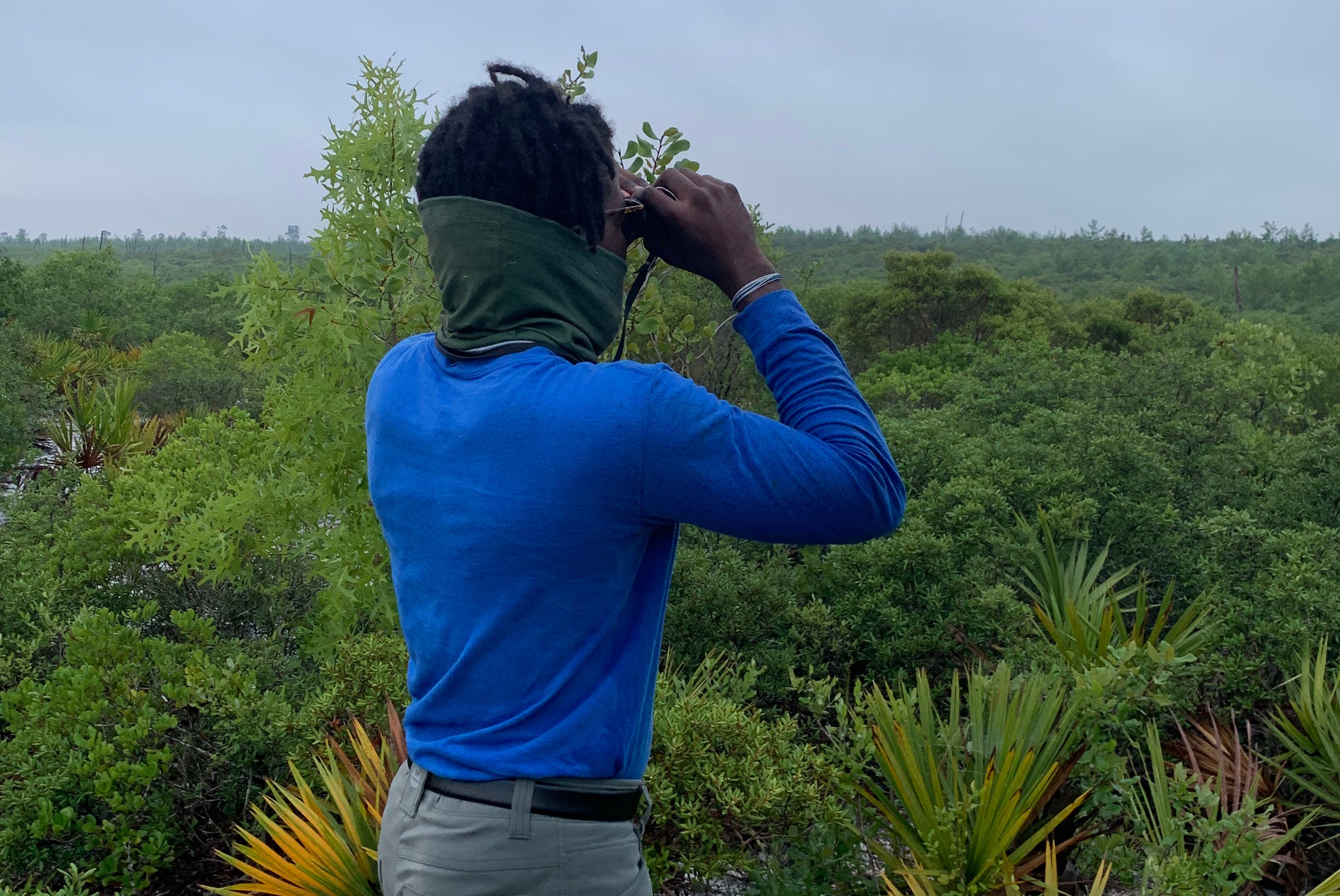 Herby Zephir birding in Ocala National Forest.