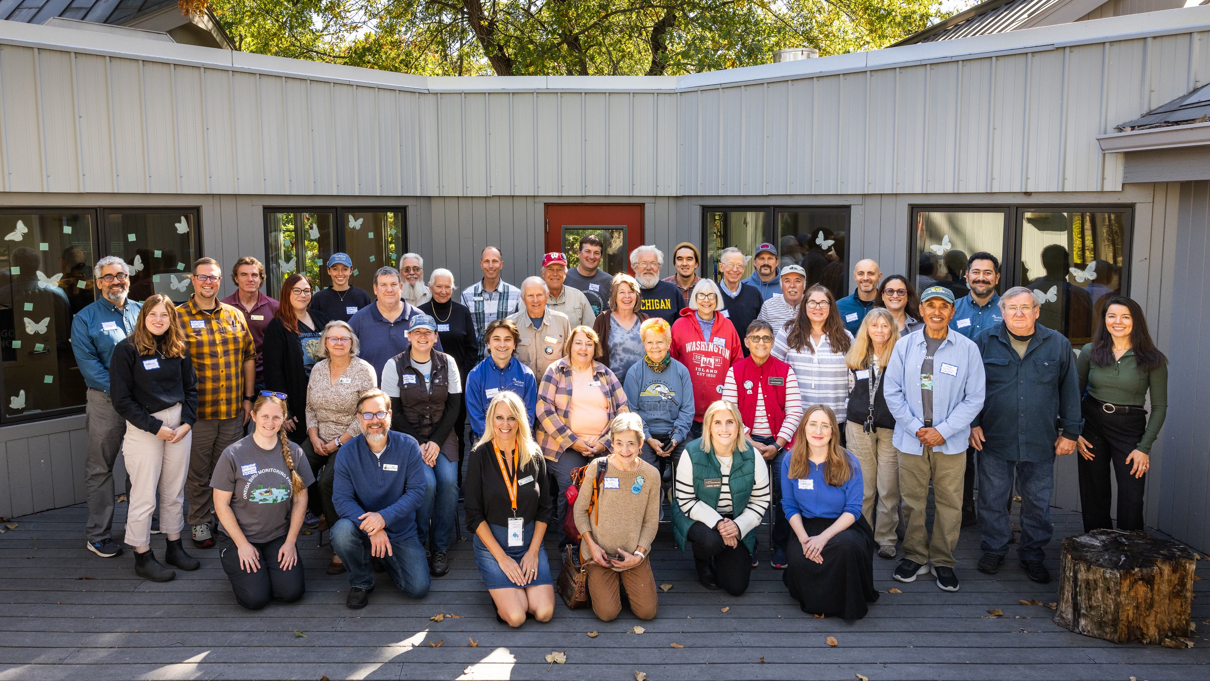 Chapter leaders from across the Great Lakes region attended ̽����ѡ Great Lakes' 2024 Chapter Gathering and gather for a group photo.