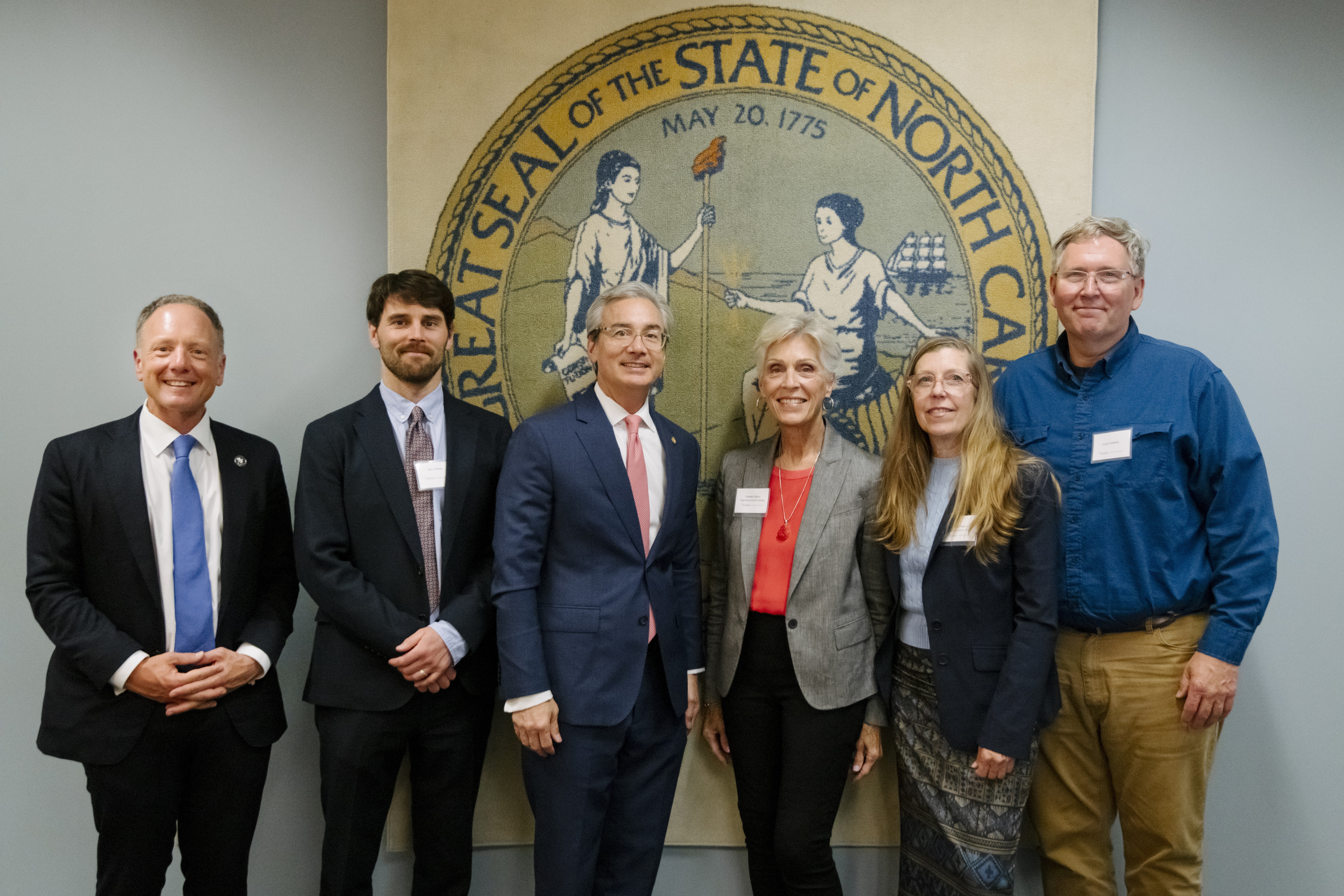 Audubon members and staff with Senate Majority Leader Michael Lee. Photo: Liz Condo