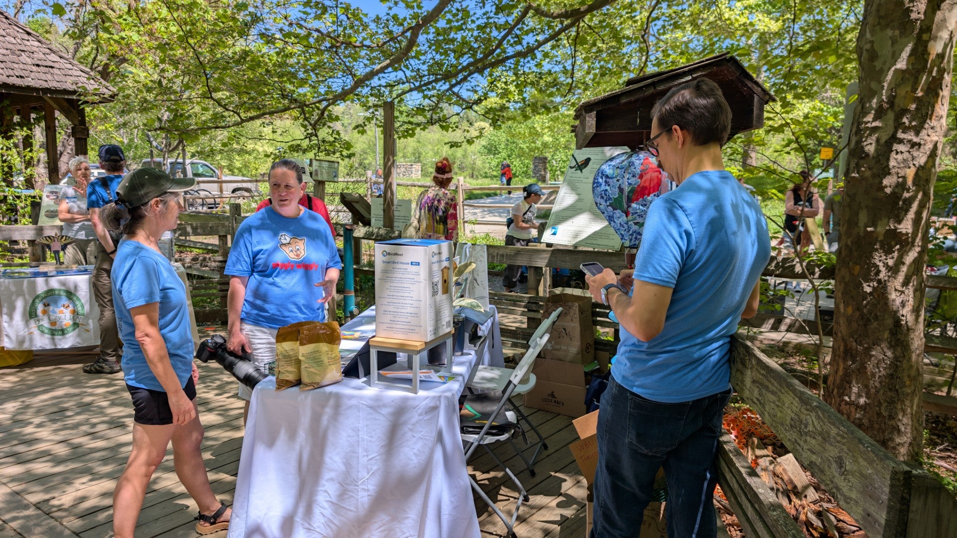 Beaver Lake Bird Sanctuary Celebration. Photo: Courtesy of Blue Ridge Audubon Chapter