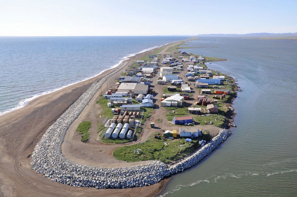 Kivalina, a village facing coastal erosion. ShoreZone/Flickr Creative Commons