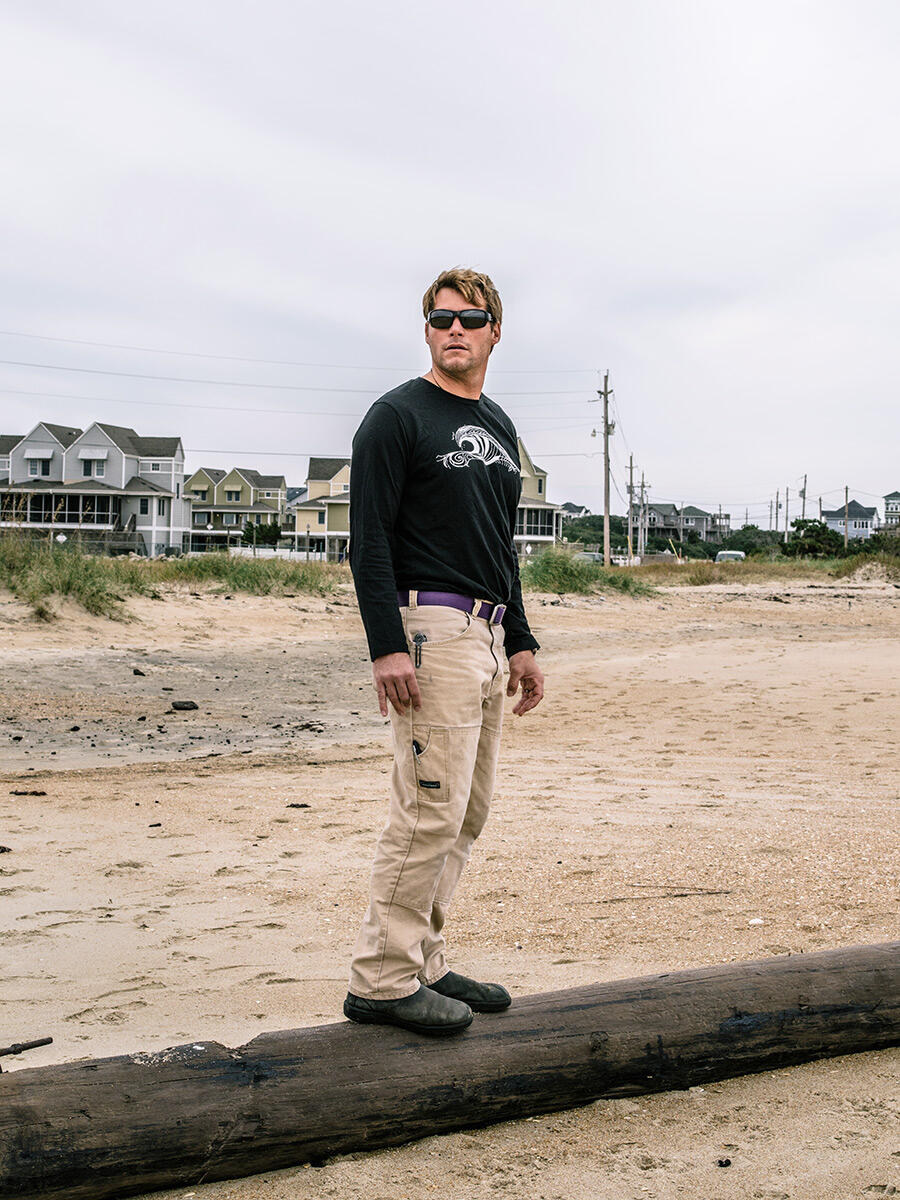 Dr. Reide Corbett, Coastal Processes Interim Co Program Head at UNC Coastal Studies Institute lives and works on the Outer Banks. Greg Kahn
