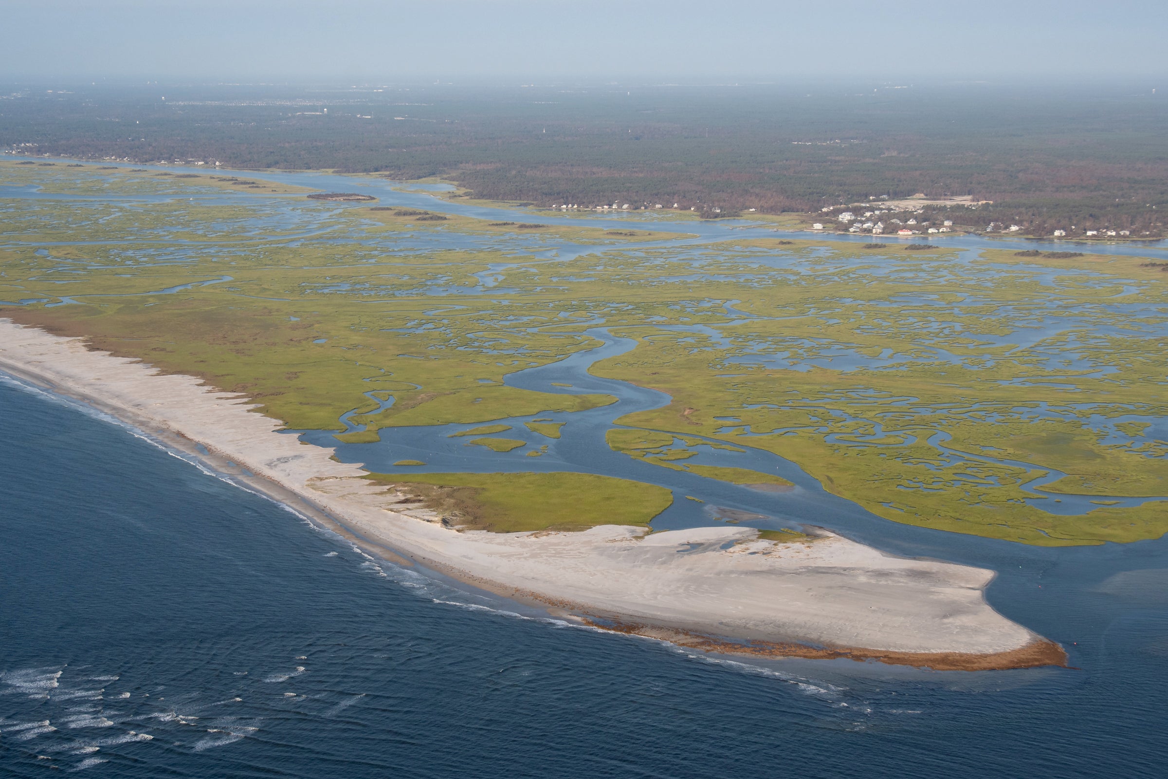 Lea-Hutaff Island after Florence hurricane. Walker Golder